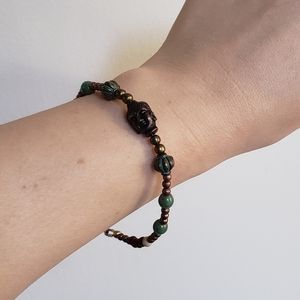 Boho beaded Buddha Bracelet